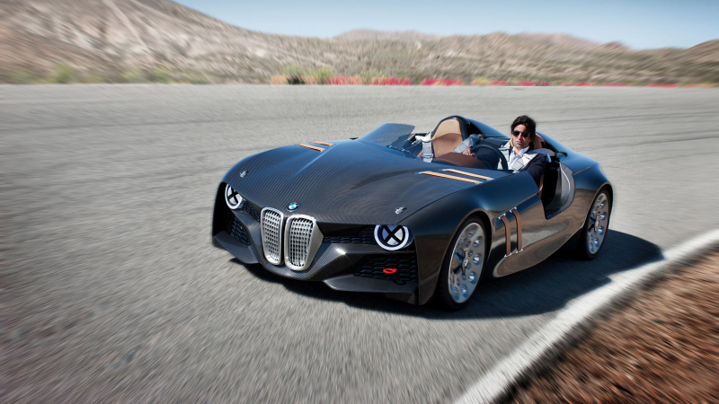 Illustration for article titled BMW 328 Hommage Concept: Retro, Sexy, Cool